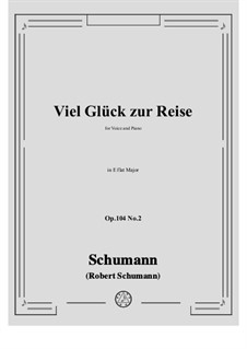 No.2 Viel Gluck zur Reise: E flat Major by Robert Schumann