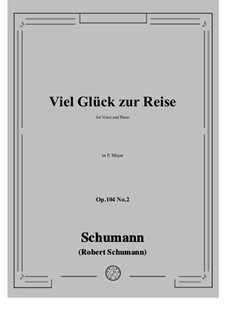 No.2 Viel Gluck zur Reise: E Major by Robert Schumann