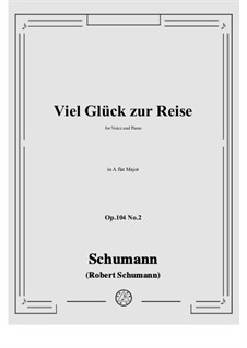 No.2 Viel Gluck zur Reise: A flat Major by Robert Schumann