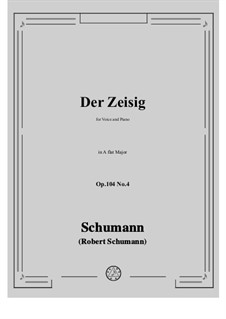No.4 Der Zeisig: A flat Major by Robert Schumann