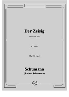 No.4 Der Zeisig: F-Dur by Robert Schumann
