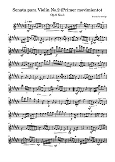 Sonata para Violín No.2, Op.9 No.3: Primer movimiento by Beautiful things Martínez