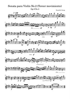 Sonata para Violín No.2, Op.9 No.3: Tercer movimiento by Beautiful things Martínez