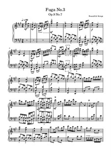 Fuga No.3, Op.9 No.7: Fuga No.3 by Beautiful things Martínez