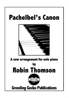 Piano version: Für einen Interpreten by Johann Pachelbel