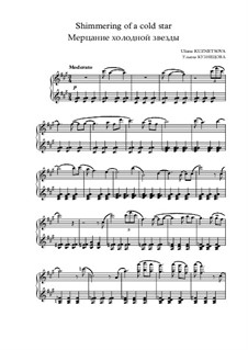 Das Funkeln eines kalten Sterns: Für Harfe by Uliana Kuznetsova