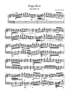 Fuga No.4, Op.9 No.10: Fuga No.4 by Beautiful things Martínez