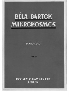 Mikrokosmos, Sz.107: Volume IV by Béla Bartók