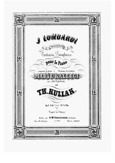 Transcriptions ou Paraphrases, Op.9: No.10 I Lombardi de Verdi by Theodor Kullak