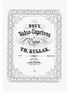 Two Valse-Caprice, Op.99: Nr.1 by Theodor Kullak