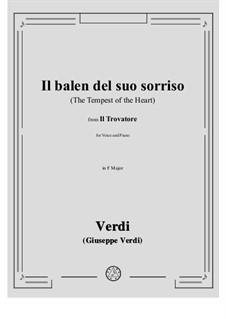 Il balen del suo sorriso: F-Dur by Giuseppe Verdi