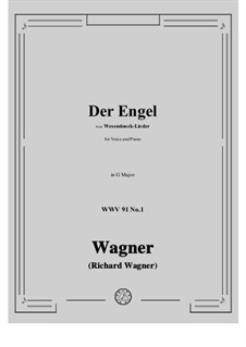 Wesendonck Lieder, WWV 91: No.1 The Angel in G Major by Richard Wagner