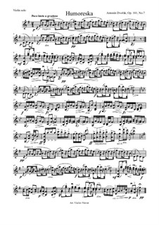 Nr.7 in Ges-Dur: Für Violine by Antonín Dvořák