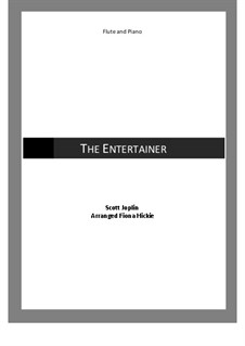 The Entertainer: Für Flöte und Piano by Scott Joplin