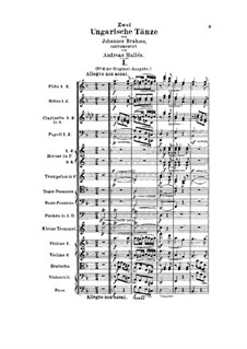Nr.2, 7: Vollpartitur by Johannes Brahms
