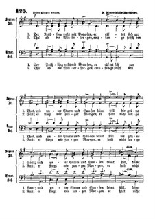 Der Frühling naht mit Brausen: Klavierauszug mit Singstimmen by Felix Mendelssohn-Bartholdy