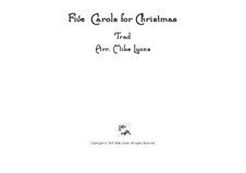 Five Carols for Christmas: Five Carols for Christmas by folklore