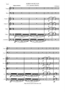 Les soirées musicales: No.12 - Li marinari (Duetto) by Gioacchino Rossini
