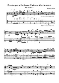 Sonata para Guitarra, Op.11 No.6: Primer Movimiento by Beautiful things Martínez