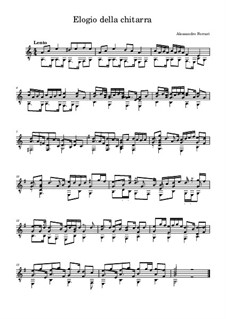 Elogio alla chitarra: Elogio alla chitarra by Alessandro Ferrari