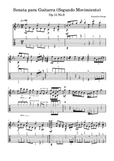 Sonata para Guitarra, Op.11 No.6: Segundo Movimiento by Beautiful things Martínez