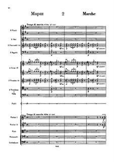 Nr.2 Marsch: For symphonic orchestra by Pjotr Tschaikowski
