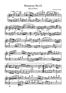 Nocturno No.13, Op.11 No.9: Nocturno No.13 by Beautiful things Martínez