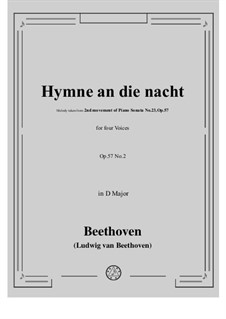 Heilige Nacht O Giesse Du: Singpartitur by Ludwig van Beethoven