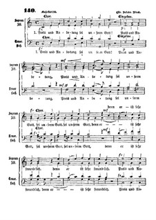 Preis und Anbetung: Für gemischten Chor by Christian Heinrich Rinck