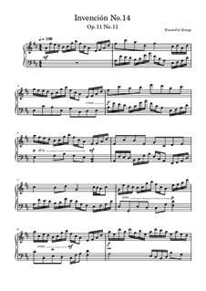 Invención No.14, Op.11 No.11: Invención No.14 by Beautiful things Martínez