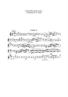 Die Nacht vor dem Christfeste. Suite: Waldhornstimmen by Nikolai Rimsky-Korsakov