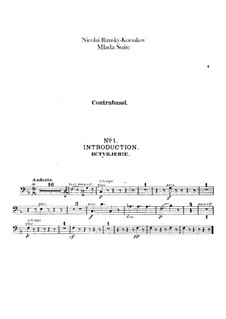 Mlada. Suite: Kontrabass-Stimme by Nikolai Rimsky-Korsakov