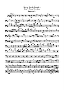 Zarenbraut: Ouvertüre – Fagottstimmen by Nikolai Rimsky-Korsakov