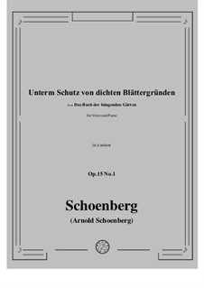 Das Buch der hängenden Gärten, Op.15 von A. Schoenberg auf MusicaNeo