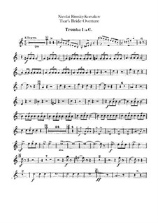 Zarenbraut: Ouvertüre – Trompetestimmen by Nikolai Rimsky-Korsakov