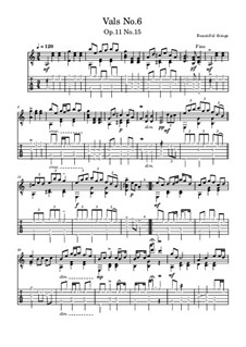 Vals No.6, Op.11 No.15: Vals No.6 by Beautiful things Martínez