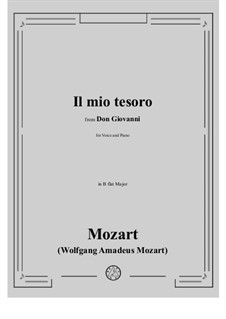 Il mio tesoro: B flat Major by Wolfgang Amadeus Mozart