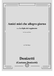 Die Regimentstochter: Amici miei che allegro giorno by Gaetano Donizetti