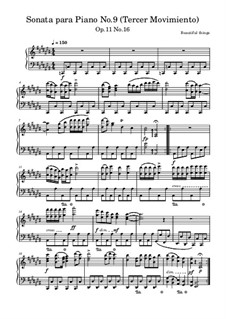 Sonata para Piano No.9, Op.11 No.16: Tercer Movimiento by Beautiful things Martínez