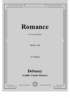 Romance: D Major by Claude Debussy