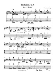 Preludio No.9, Op.11 No.18: Preludio No.9 by Beautiful things Martínez