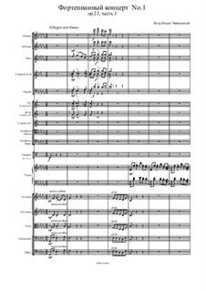 Konzert für Klavier und Orchester Nr.1 in b-Moll, TH 55 Op.23: Teil III by Pjotr Tschaikowski