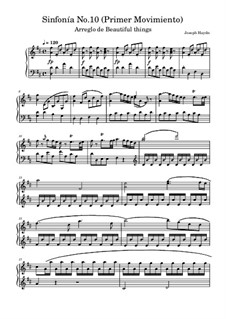 Sinfonía No.10: Primer Movimiento by Joseph Haydn