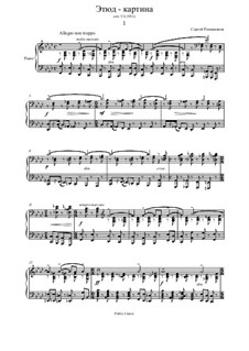 Etudes-tableaux, Op.33: No.1 in F Minor by Sergei Rachmaninoff