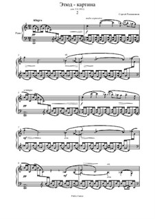Etudes-tableaux, Op.33: No.2 in C Major by Sergei Rachmaninoff