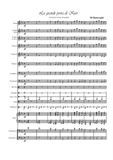No.10 Das Heldentor. In der alten Hauptstadt Kiew: For large ensemble by Modest Mussorgski