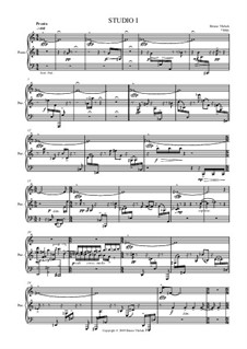 Studio I, Op.25: Studio I by Bruno Vlahek