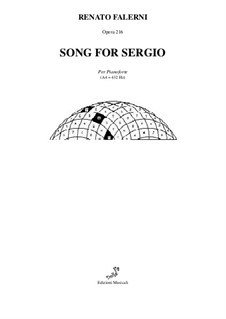 Song for Sergio, Op.216: Song for Sergio by Renato Falerni