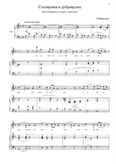 The Oprichnik, TH 3: Song of Natasha by Pjotr Tschaikowski