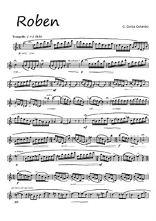 Roben per Sax alto solo, 3C.EM 3: Roben per Sax alto solo by Carlo Corba Colombo